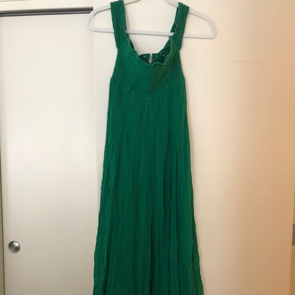 Free People Green Jumpsuit